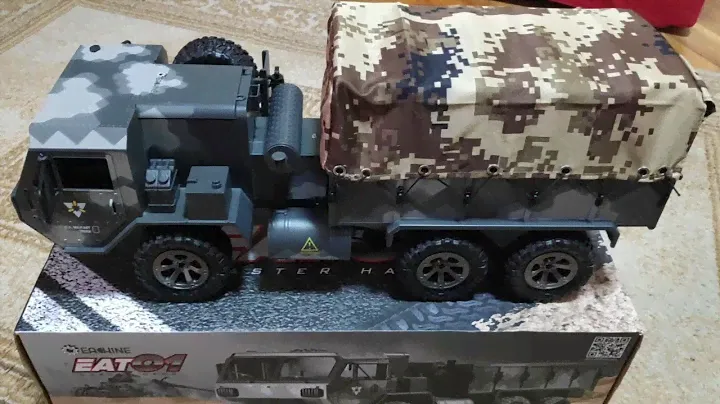Eachine EAT01 1/16 6WD RC Military Truck -Test Drive