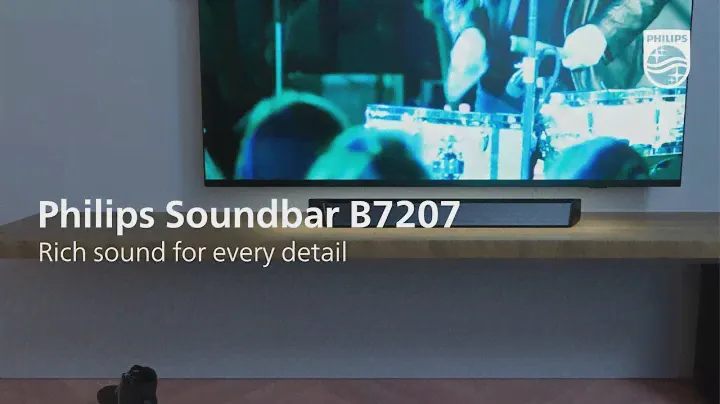 Philips Soundbar B7207 - Rich sound for every detail