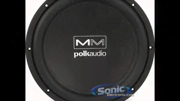 Polk Audio MM1240 12" Single 4 ohm Mobile Monitor Series Car Subwoofer