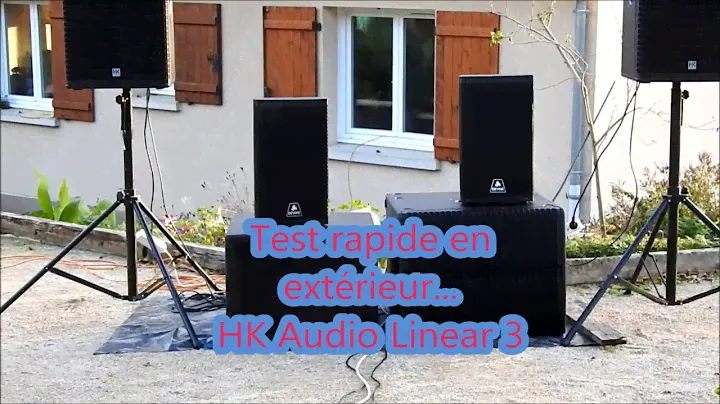 Test HK Audio Linear 3 ( L3 F115 FA et L SUB 1800 A )