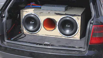 Сабвуфер на базе двох Kicx QS-380 + Моноблок Kicx QS 1.600