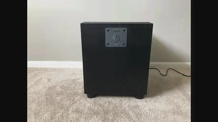 Boston Acoustics Micro 95pv Home Theater Powered Active Subwoofer Sub