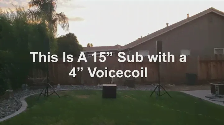 TURBOSOUND iP300 tops with 15 inch Sub  - 90Hz internal crossover - full pass through x2 for  tops
