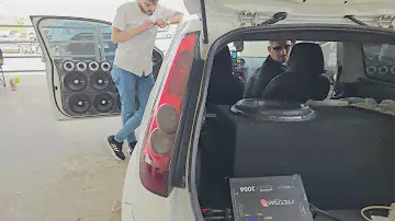 Deaf Bonce Alphard 3515R Carbon Cone Carbon Dustcap Subwoofer Stetsom 13500.1 mono amp Performans