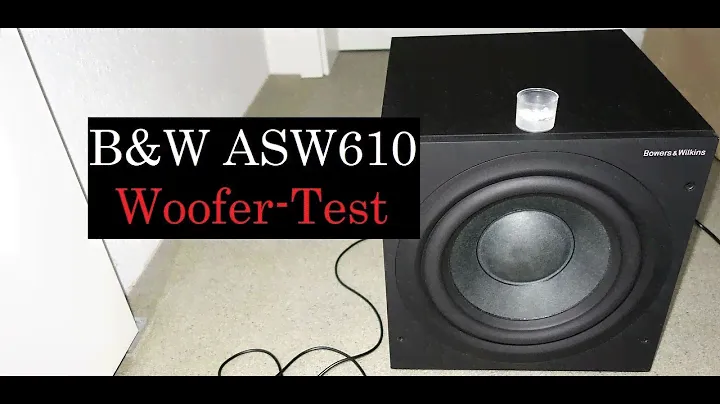Bowers & Wilkins B&W ASW610 - Woofer-Test