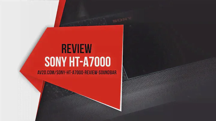 Sony HT-A7000: Review soundbar