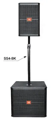 JBL SS4-BK стойка соединительная сабвуфер / сателлит (подходит для SRX718S, PRX418S или VRX918S)-0