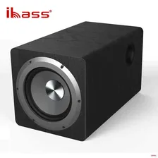 IBASS SU650D деревянный активный сабвуфер высокой мощности RMS 100 Вт Мощный супер бас