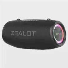 Zealot S87 Bluetooth -динамик RGB Light Outdoor 80 вт Сабвуфер Высокой Мощности - Черный
