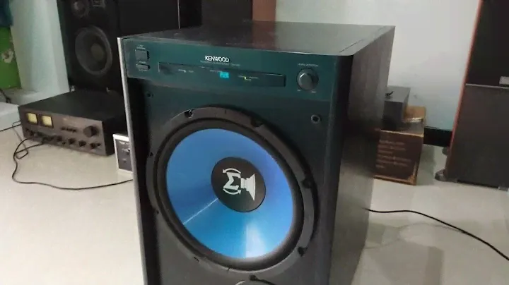 subwoofer Kenwood SW-501 big bass 12 inc amazing