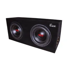 12" KICX ZT12-2BF пассивный сабвуфер в корпусе 2+2 Ом, 1000/2000 Вт