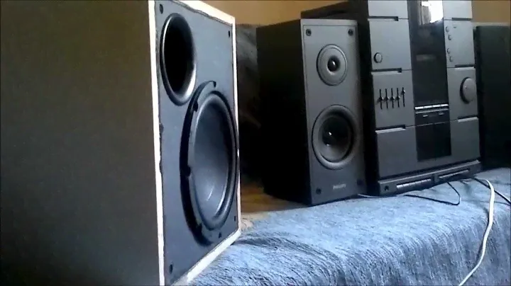 Kenwood Home theatre Powered Subwoofer SW-36HT  100 Watts RMS.. a BEAST!