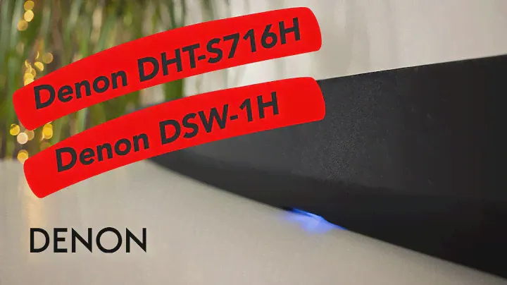 Відеоогляд саундбару Denon DHT-S716 та сабвуферу Denon DSW-1H