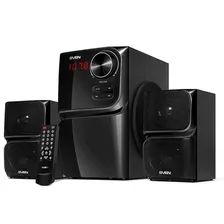 Акустика 2.1 SVEN MS-305 (колонки 2 х 10 Вт, сабвуфер 20 Вт, пульт ДУ, Bluetooth, USB, SD)