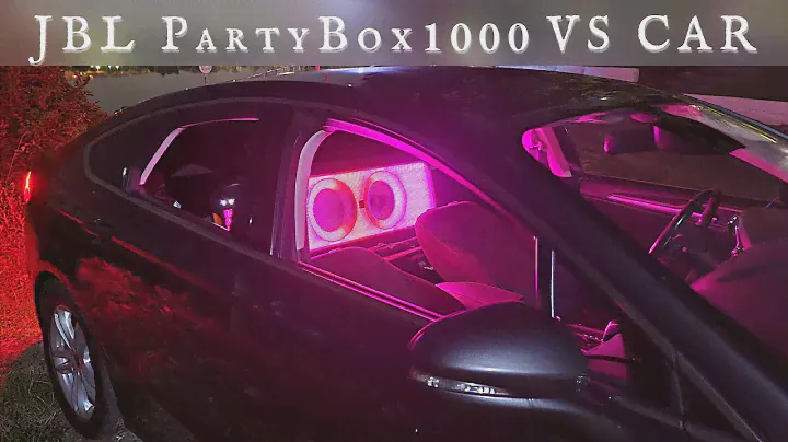 JBL PartyBox 1000 VS Car - Massive Vibrations at 100% Volume - Low Frequencies Mode ON