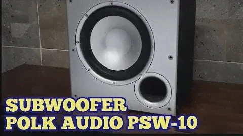 SUBWOOFER  POLK AUDIO PSW-10 ( ESCUCHAR CON AUDIFONOS )