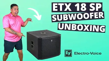 Распаковка сабвуфера ETX 18 sp