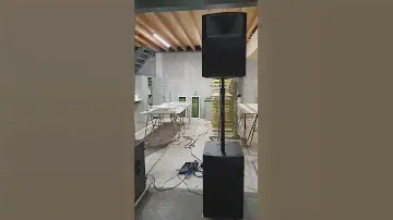dB Technologies Forty Line Speaker Setup Audio Test