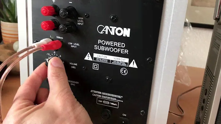 SONY CFS-F5S vs CANTON Powered subwoofer for more bass