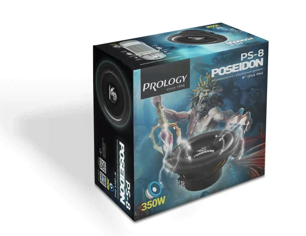 Prology Сабвуфер для автомобиля PS-8, 20 см (8 дюйм.)-0