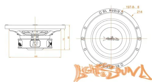 DL Audio Barracuda 8 Flat сабвуфер-2
