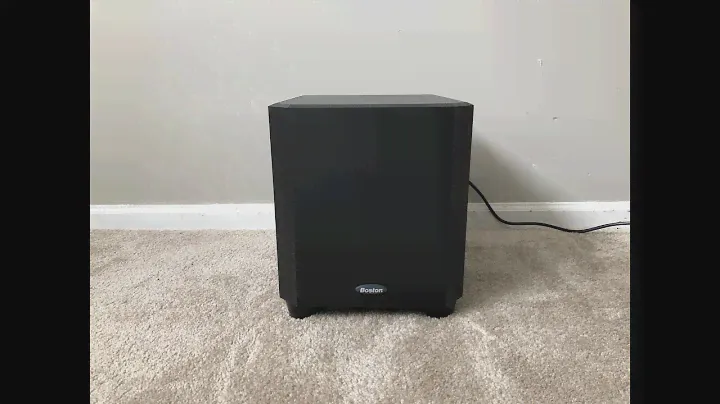 Boston Acoustics PV350 Home Theater Powered Active Subwoofer