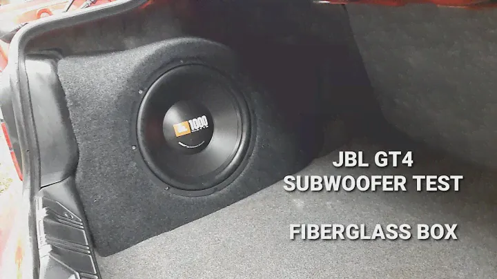 JBL GT4 1000w subwoofer test