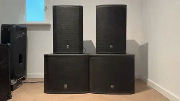 Electro Voice EKX 15p + EKX 18sp sound test