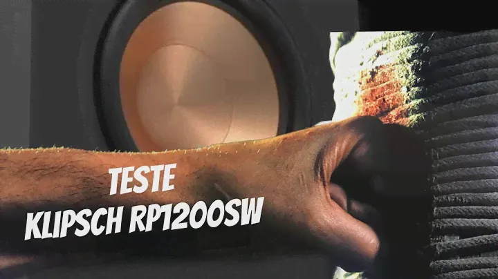 TESTE SUBWOOFER KLIPSCH RP 1200SW