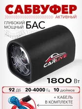 Активный сабвуфер (труба) 10″ Carlive SB-0110