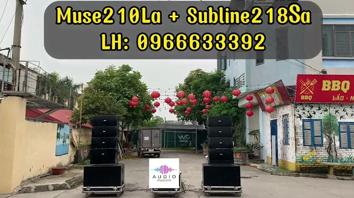 Dàn Array siêu khủng FBT made in Italy - Muse 210LA + Subline 218Sa|| LH 0966633392