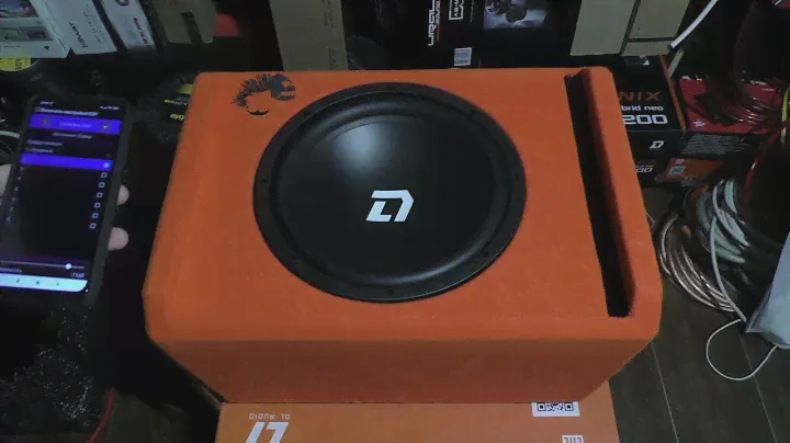 Активный сабвуфер DL Audio Piranha 12A, распаковка, подключение и прослушка в помещении