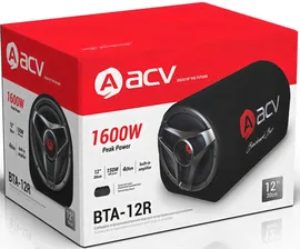 Сабвуфер ACV BTA-12R 12(30см)корпусной,активный,1600Вт,SPL-109Дб,труба