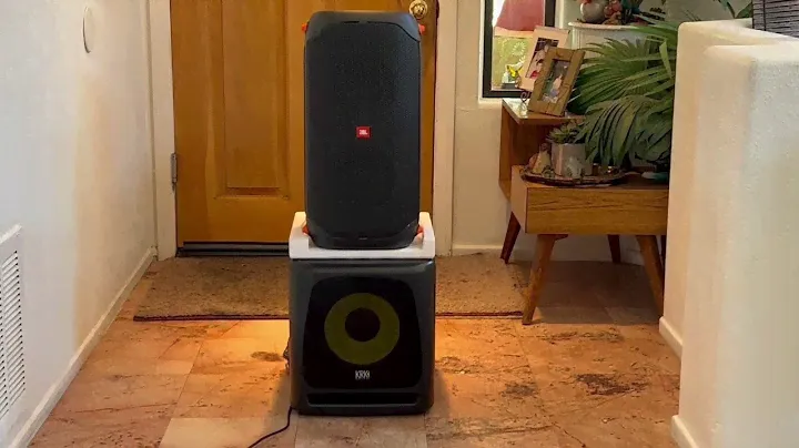 JBL Partybox 110 with KRK 10S Subwoofer Better Bass vs JBL Partybox 310! Budget $830 Full Range Hifi