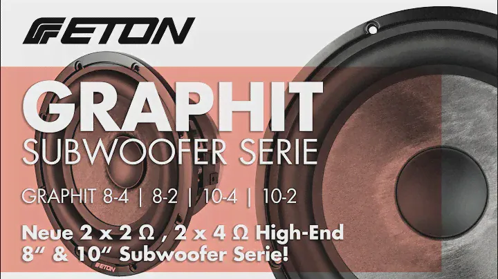 Neue ETON GRAPHIT High End Subwoofer Serie – 8" & 10" Subwoofer